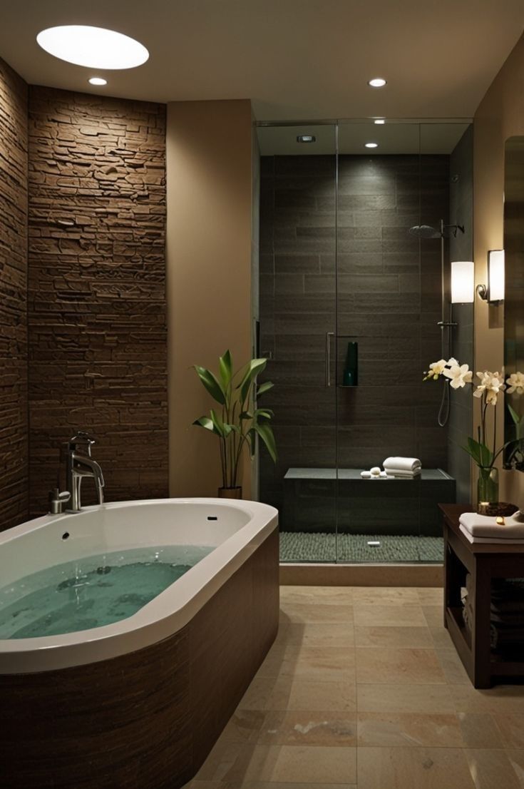 Bathroom details with clean surfaces and bright mirror lighting